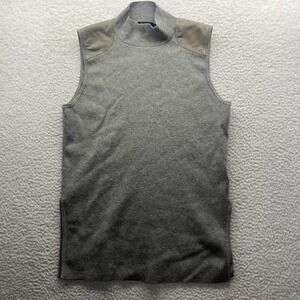 Polo Ralph Lauren Sweater Womens Medium Gray sleeveless  Wool Blend Business Fit
